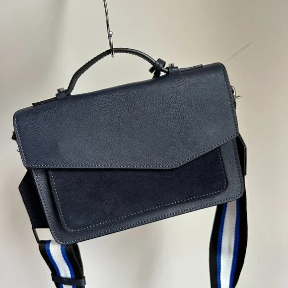 NWT Botkier Cobble Hill Medium Leather & Suede Crossbody